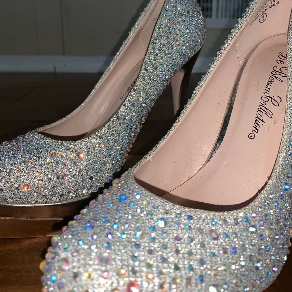 Rhinestoned heels
